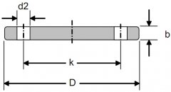 DIN2527 PN6 BLä巨