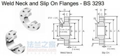BS3293 weld neck and slip on flange